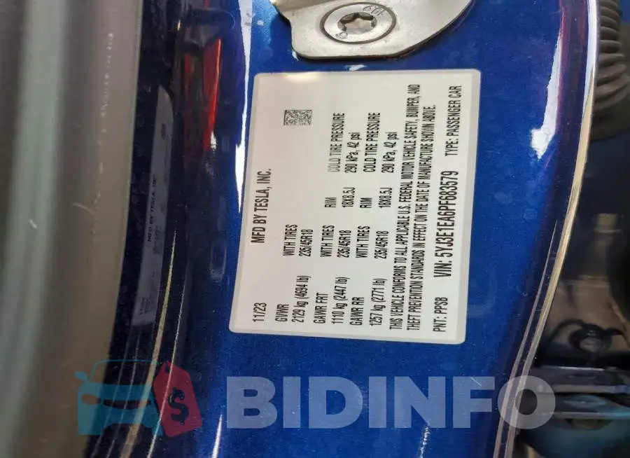 5YJ3E1EA6PF683579 Photo# 13