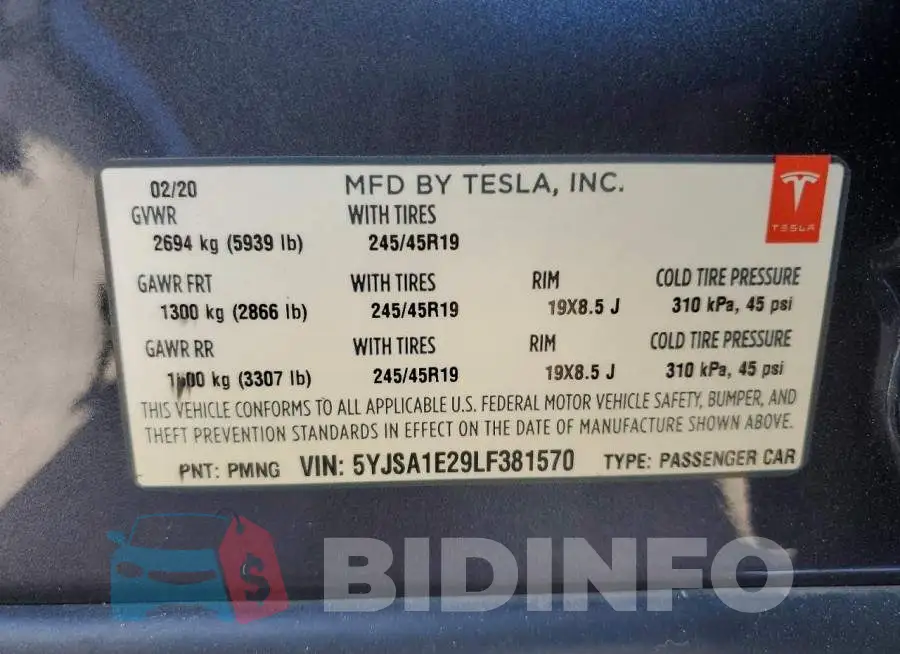 5YJSA1E29LF381570 Photo# 13