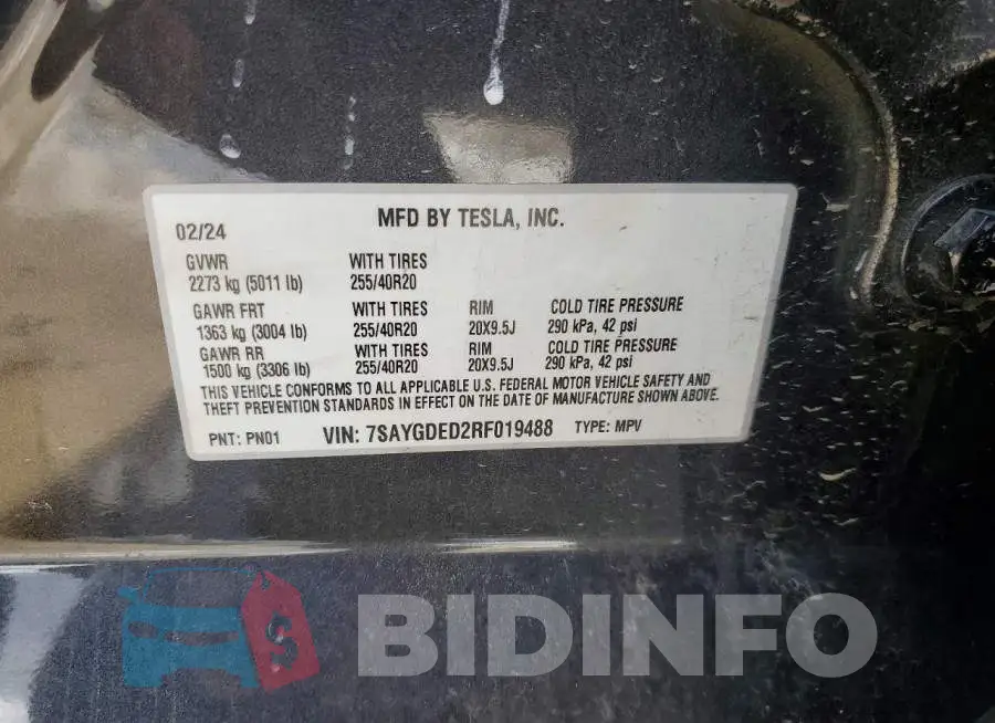 7SAYGDED2RF019488 Photo# 14