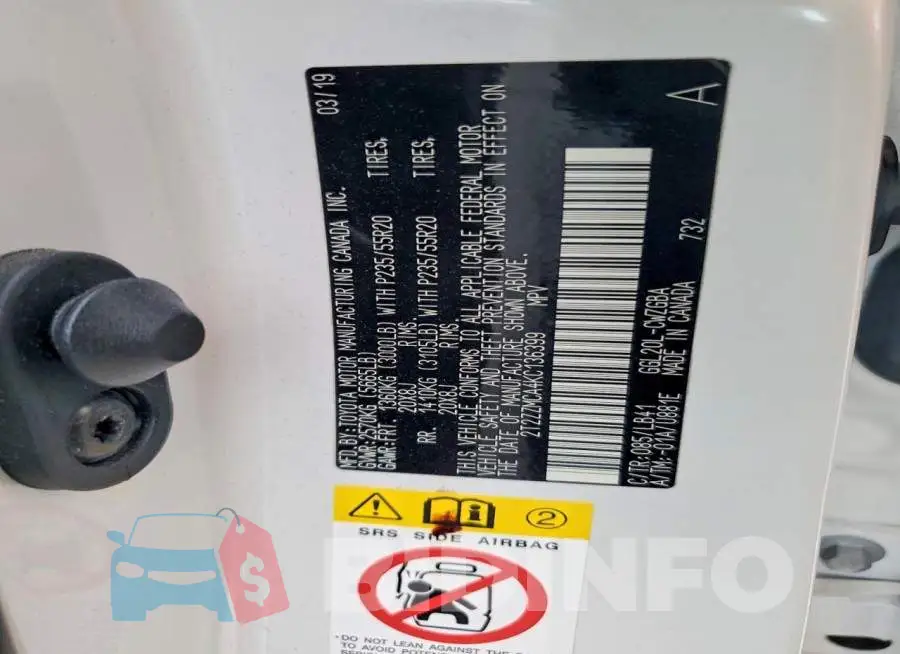 2T2ZZMCA4KC136399 Photo# 12