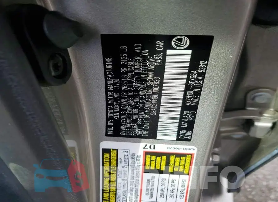 58AC21B18LU007833 Photo# 13