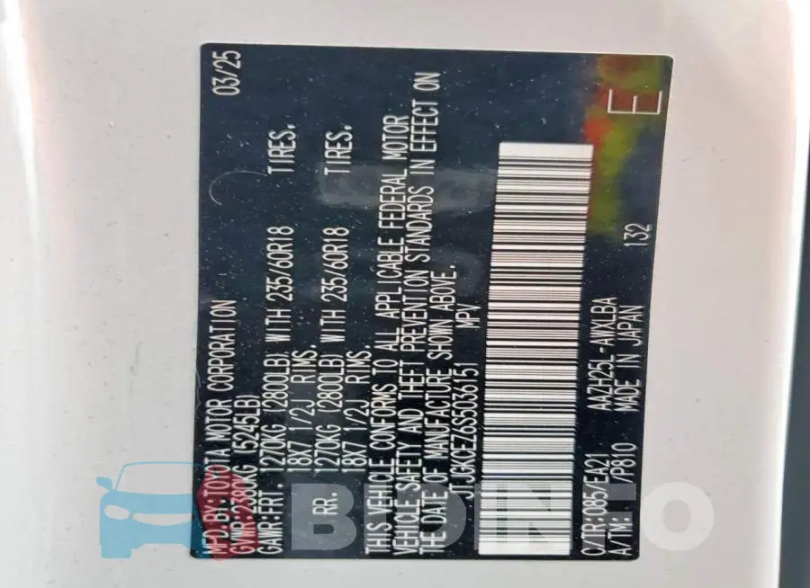 JTJGKCEZ6S5036151 Photo# 12
