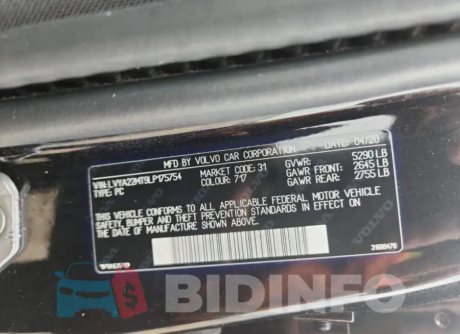 LVYA22MT9LP175754 Photo# 12