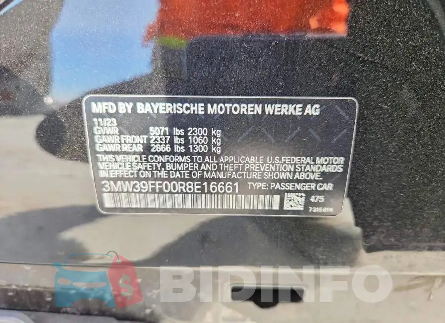 3MW39FF00R8E16661 Photo# 13
