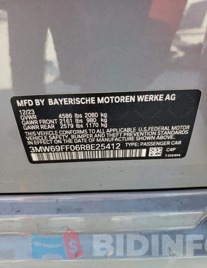 3MW69FF06R8E25412 Photo# 13