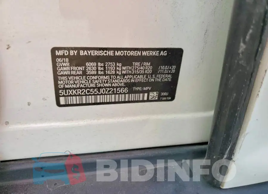 5UXKR2C55J0Z21566 Photo# 12