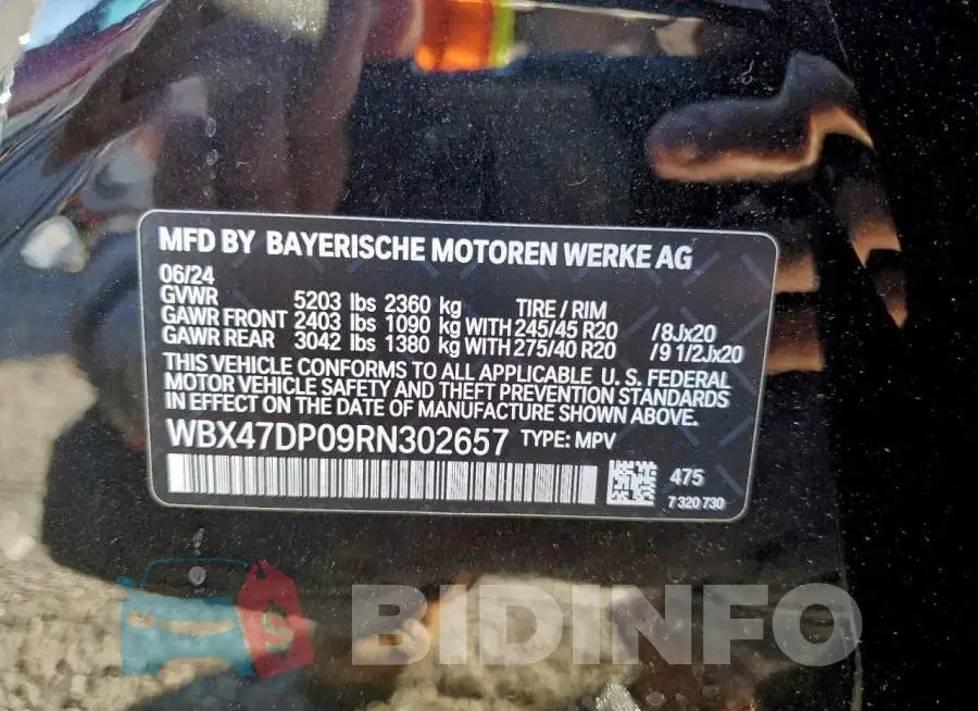 WBX47DP09RN302657 Photo# 14