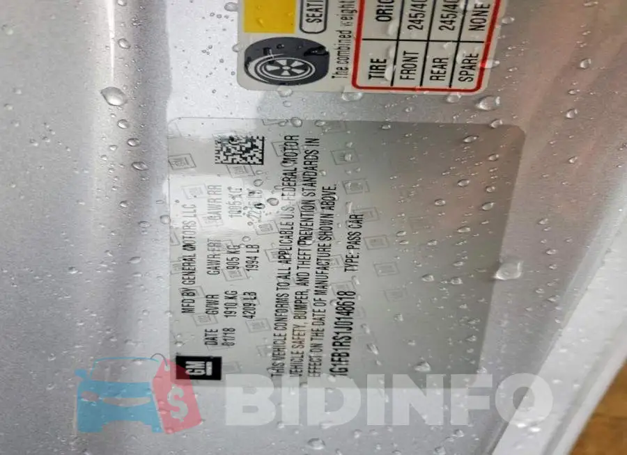 1G1FB1RS1J0148618 Photo# 12