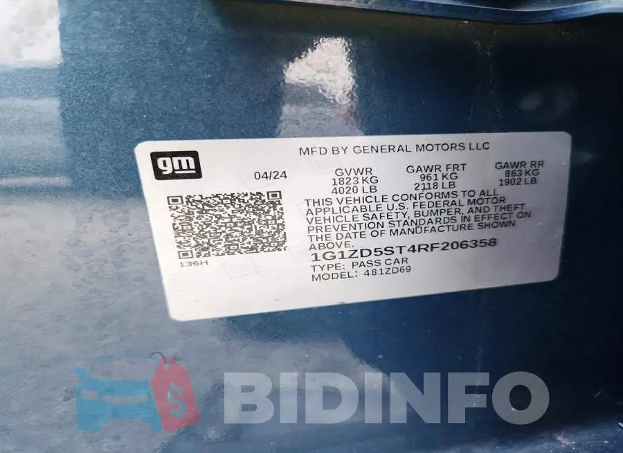 1G1ZD5ST4RF206358 Photo# 12