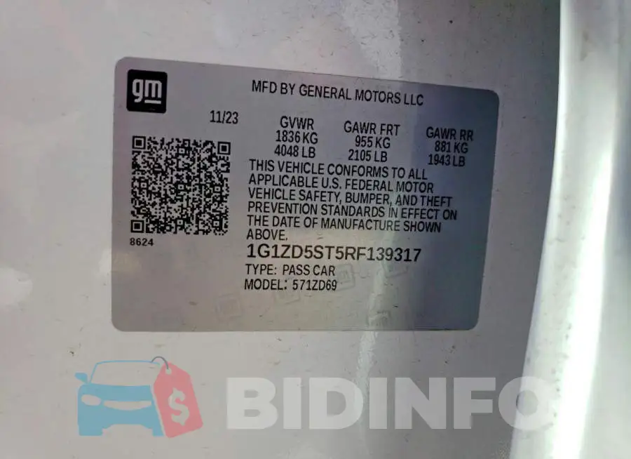 1G1ZD5ST5RF139317 Photo# 13