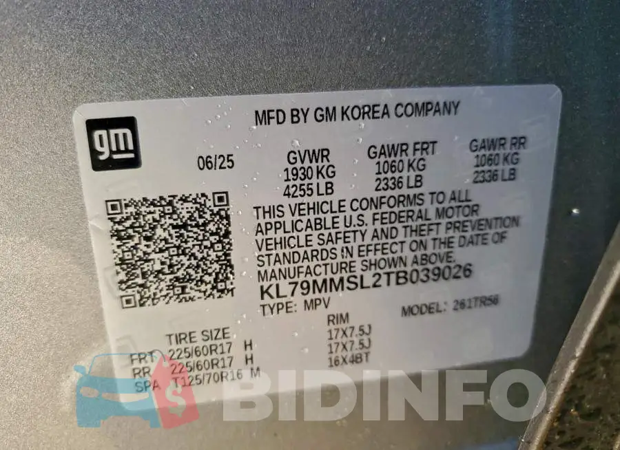 KL79MMSL2TB039026 Photo# 13