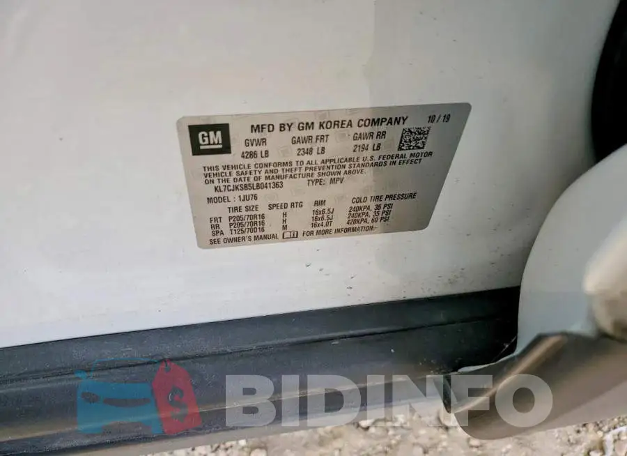 KL7CJKSB5LB041363 Photo# 12