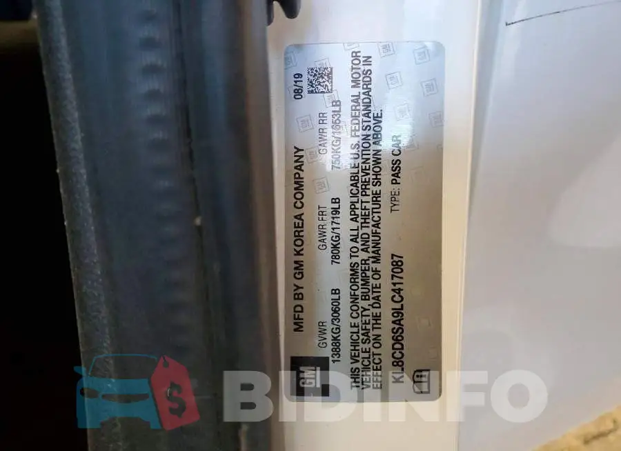 KL8CD6SA9LC417087 Photo# 13