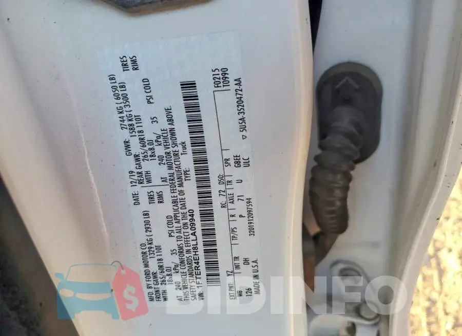 1FTER4EH8LLA09940 Photo# 12