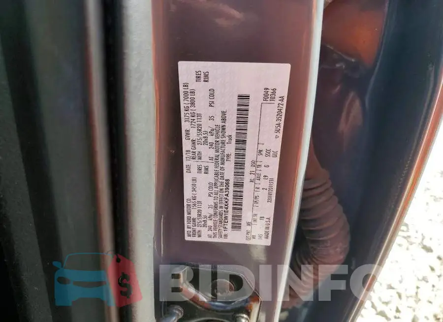 1FTEW1E4XKFA39068 Photo# 12