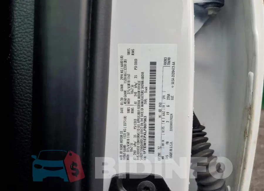 1FTEW1EPXLFB07963 Photo# 12