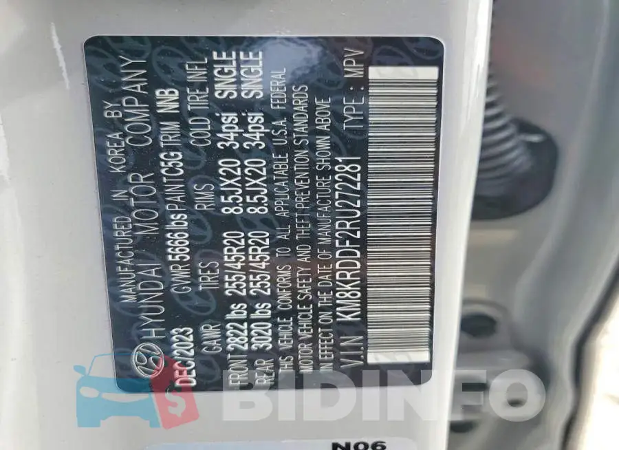 KM8KRDDF2RU272281 Photo# 14