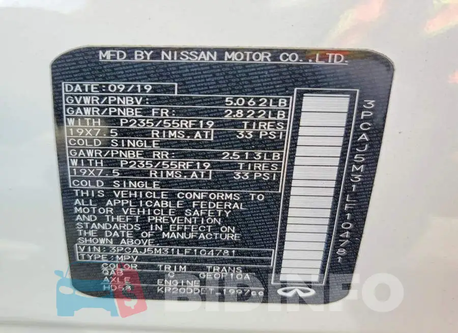 3PCAJ5M31LF104781 Photo# 13
