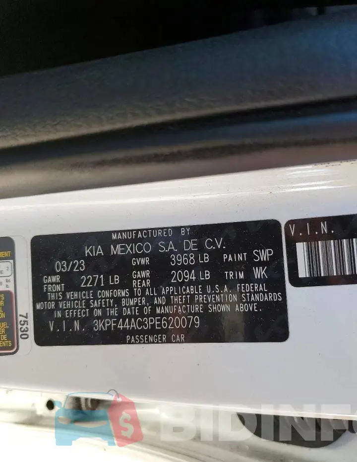 3KPF44AC3PE620079 Photo# 12