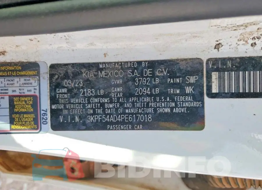 3KPF54AD4PE617018 Photo# 12