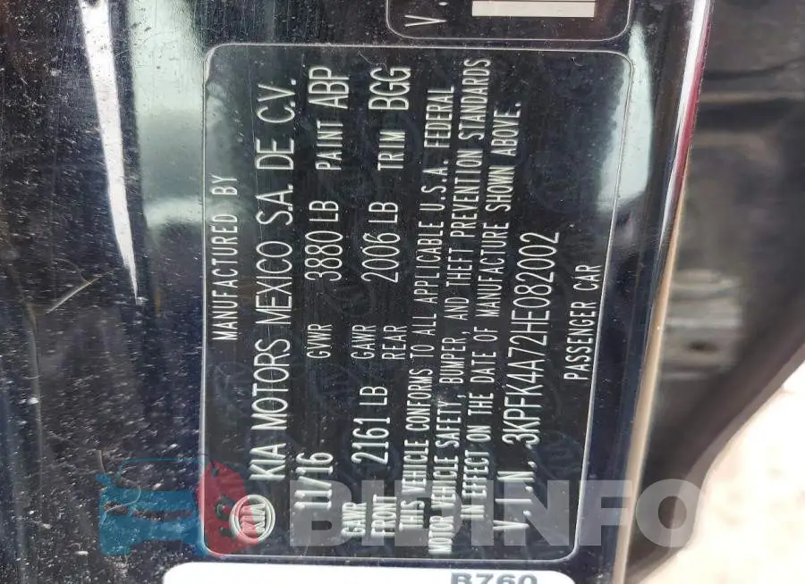 3KPFK4A72HE082002 Photo# 12