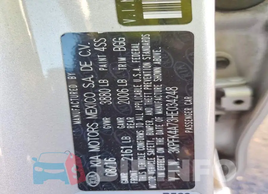 3KPFK4A73HE034248 Photo# 12