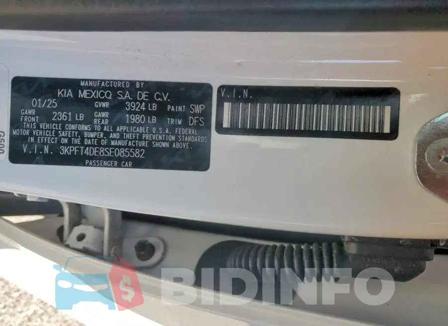 3KPFT4DE8SE085582 Photo# 12