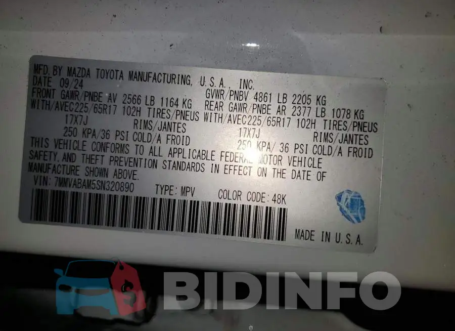 7MMVABAM5SN320890 Photo# 13
