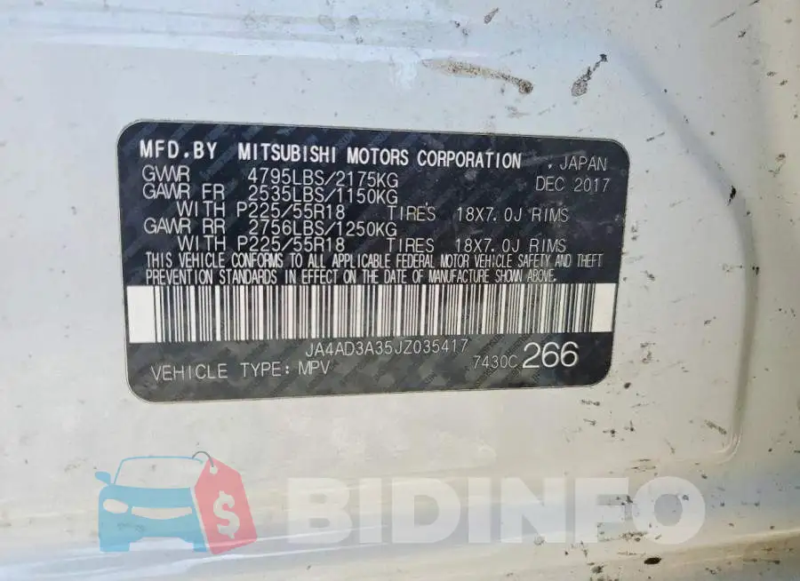 JA4AD3A35JZ035417 Photo# 13