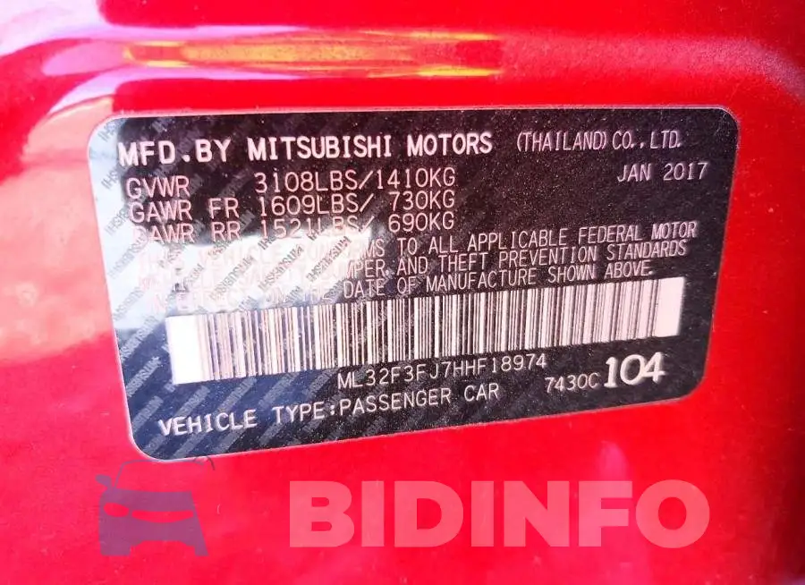 ML32F3FJ7HHF18974 Photo# 12