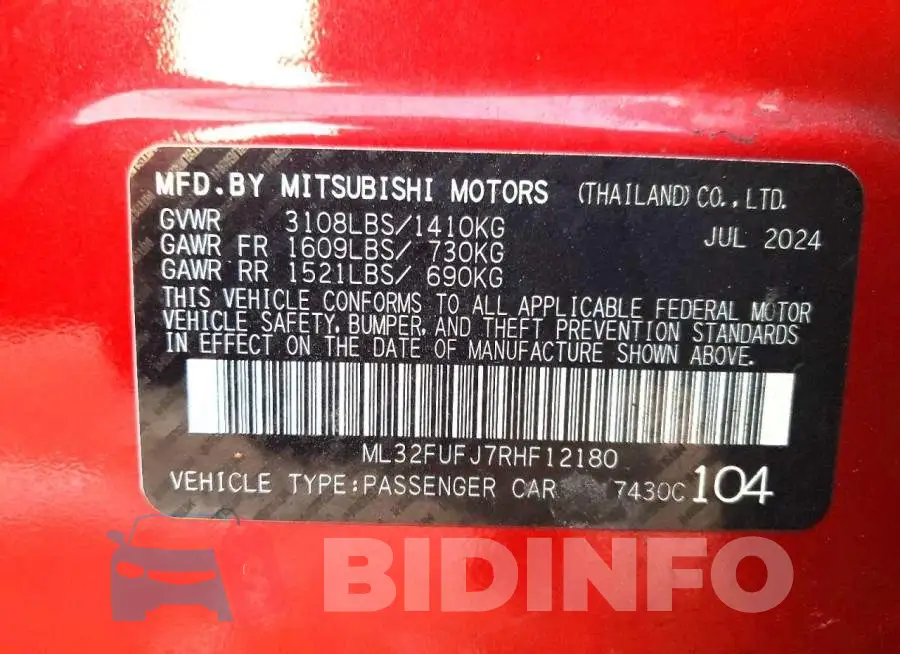 ML32FUFJ7RHF12180 Photo# 12