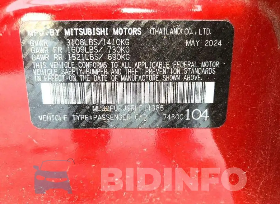 ML32FUFJ9RHF11385 Photo# 12