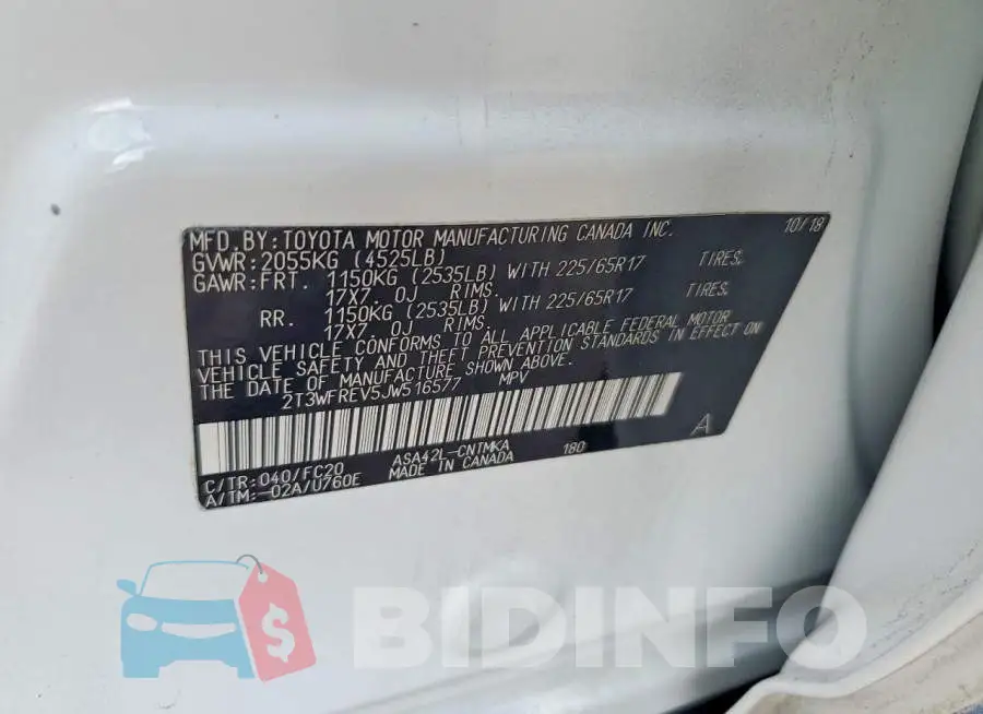 2T3WFREV5JW516577 Photo# 12