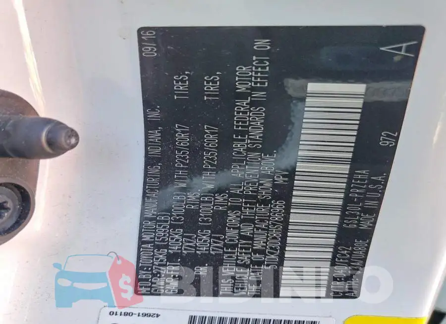 5TDKZ3DC8HS786966 Photo# 13
