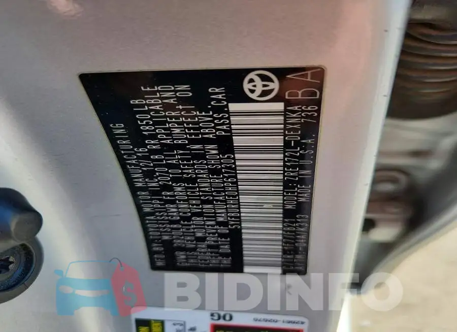 5YFBURHE0HP617305 Photo# 12