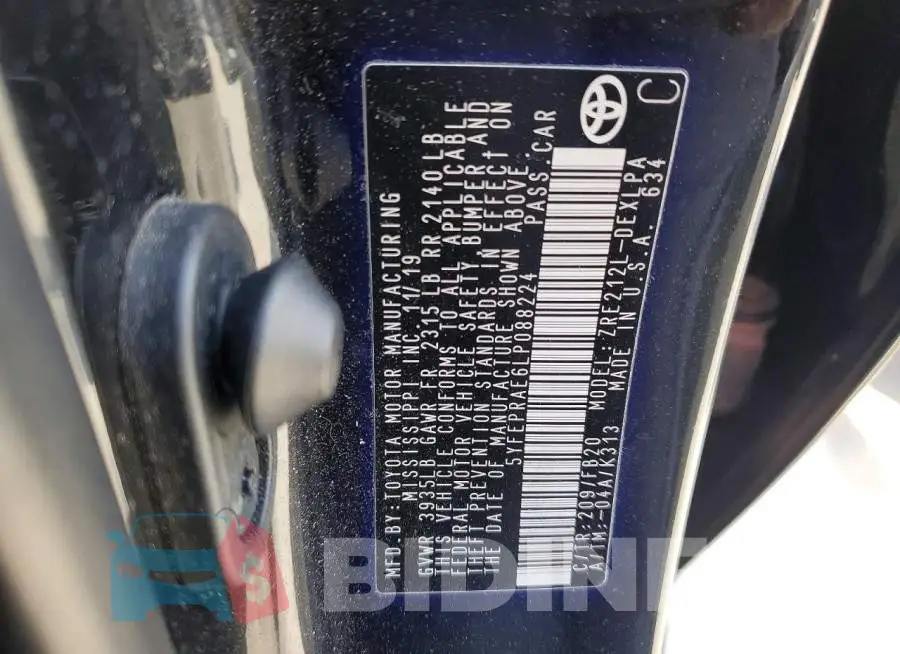 5YFEPRAE6LP088224 Photo# 13