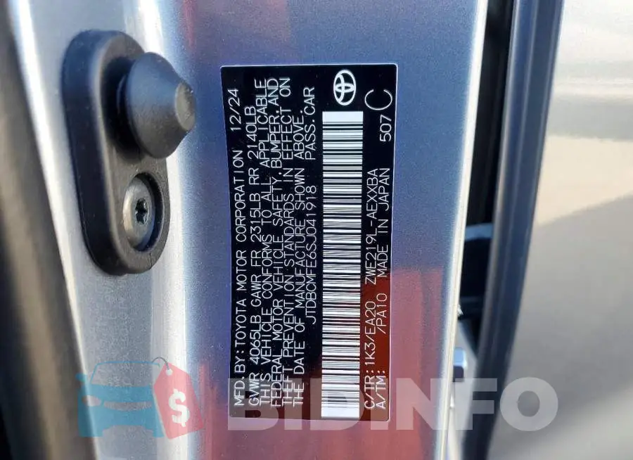 JTDBCMFE6SJ041918 Photo# 13