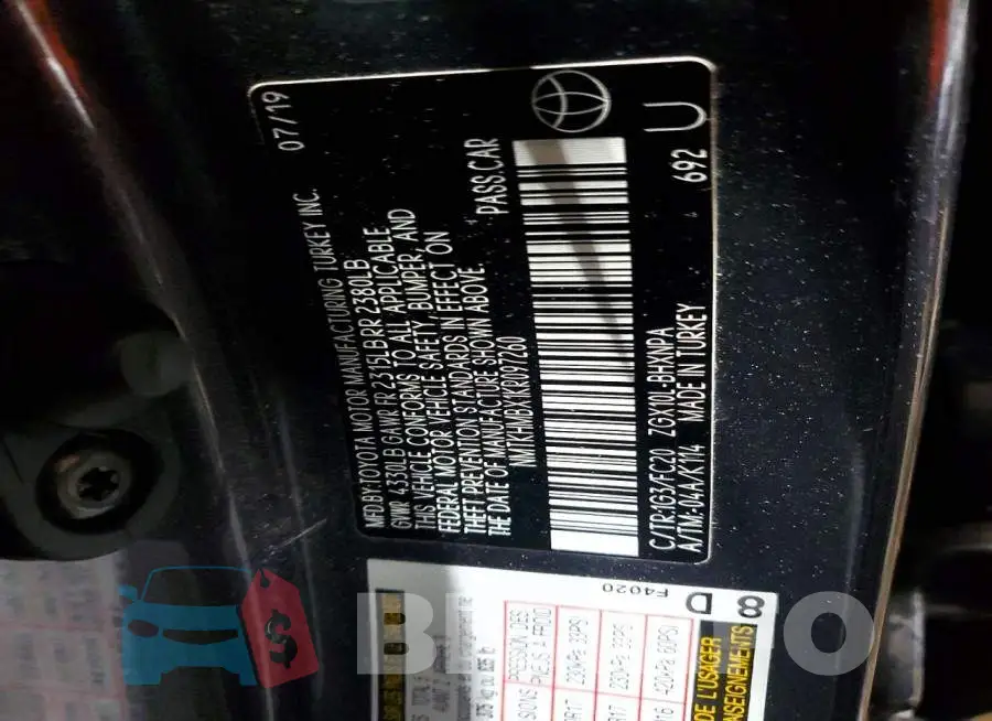 NMTKHMBX1KR097260 Photo# 12