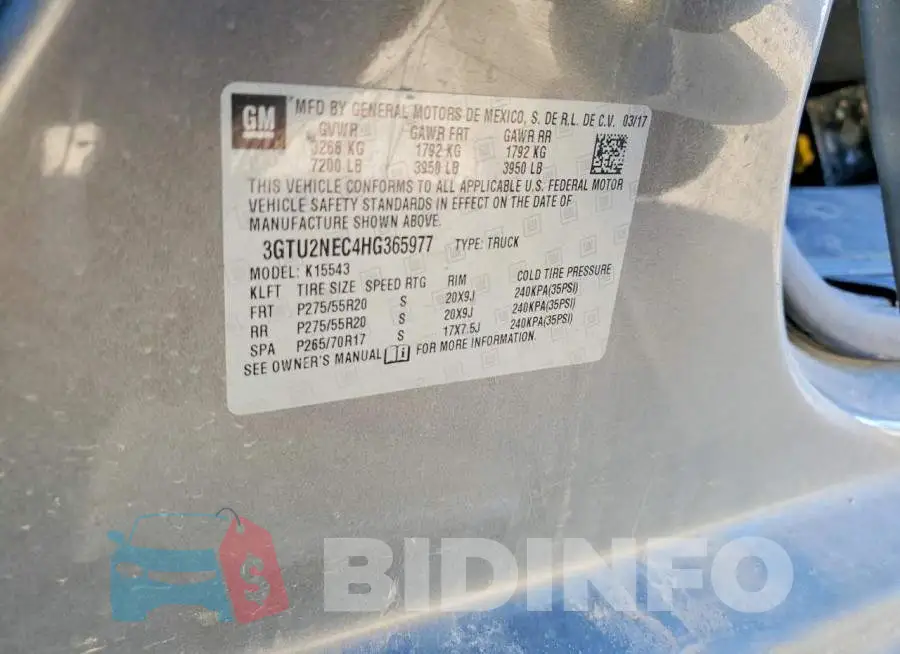 3GTU2NEC4HG365977 Photo# 12
