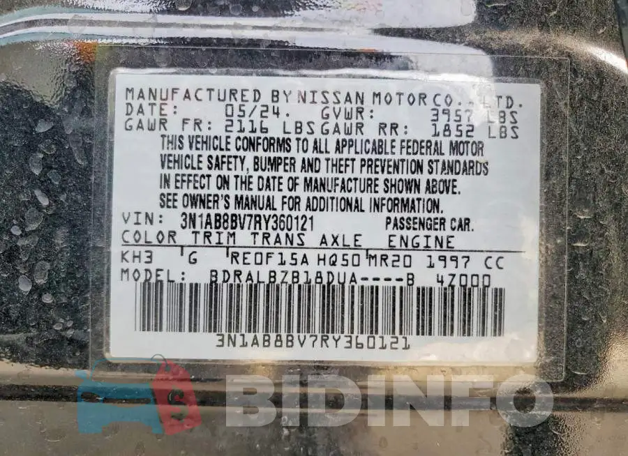 3N1AB8BV7RY360121 Photo# 12