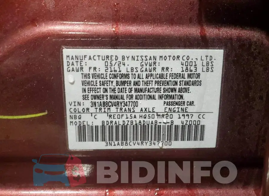 3N1AB8CV4RY347700 Photo# 12