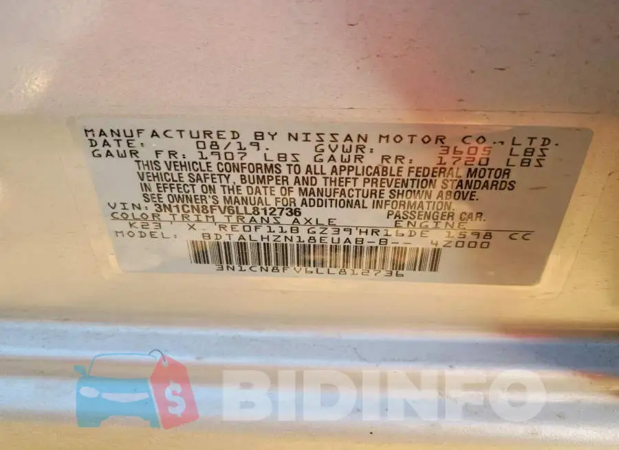 3N1CN8FV6LL812736 Photo# 12