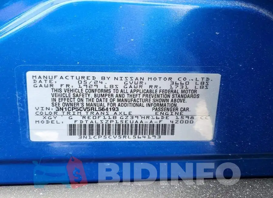3N1CP5CV5RL564193 Photo# 12