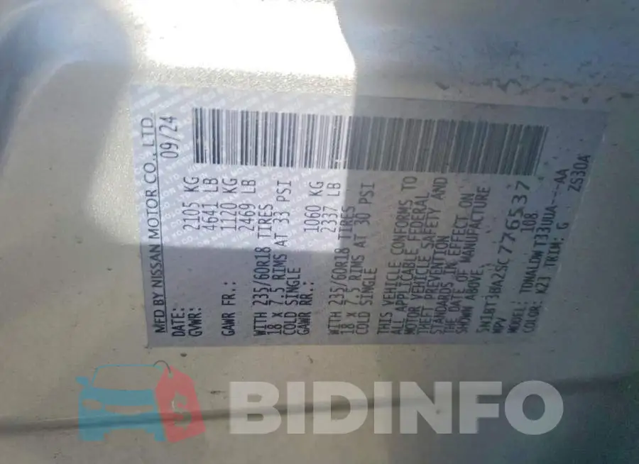 5N1BT3BA2SC776537 Photo# 13