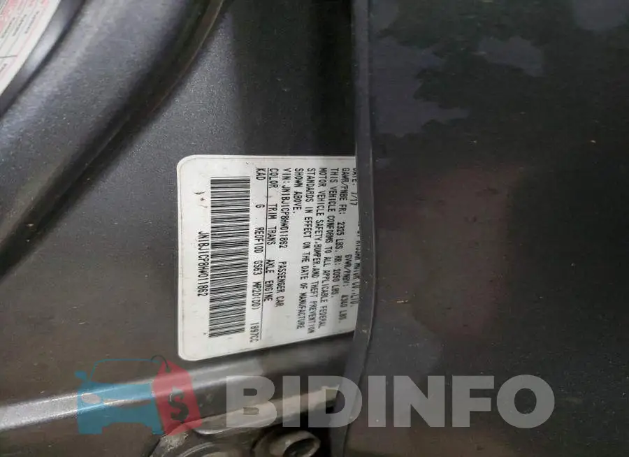 JN1BJ1CP8HW011862 Photo# 13