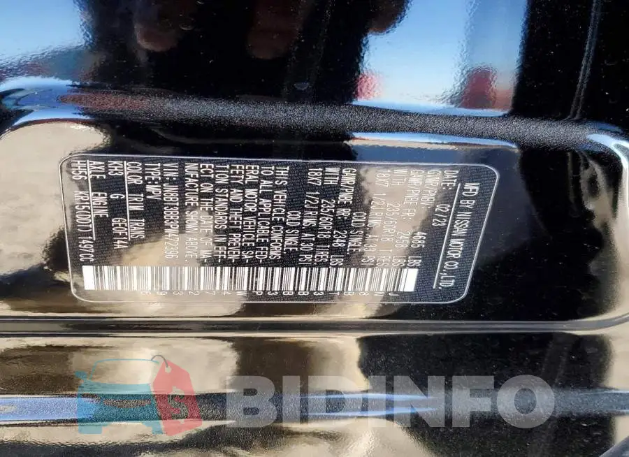 JN8BT3BB3PW472396 Photo# 13
