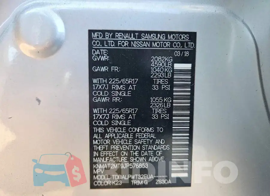 KNMAT2MT9JP576853 Photo# 13