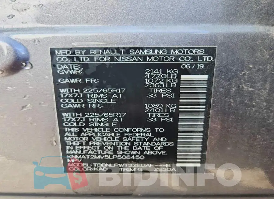 KNMAT2MV5LP506450 Photo# 13
