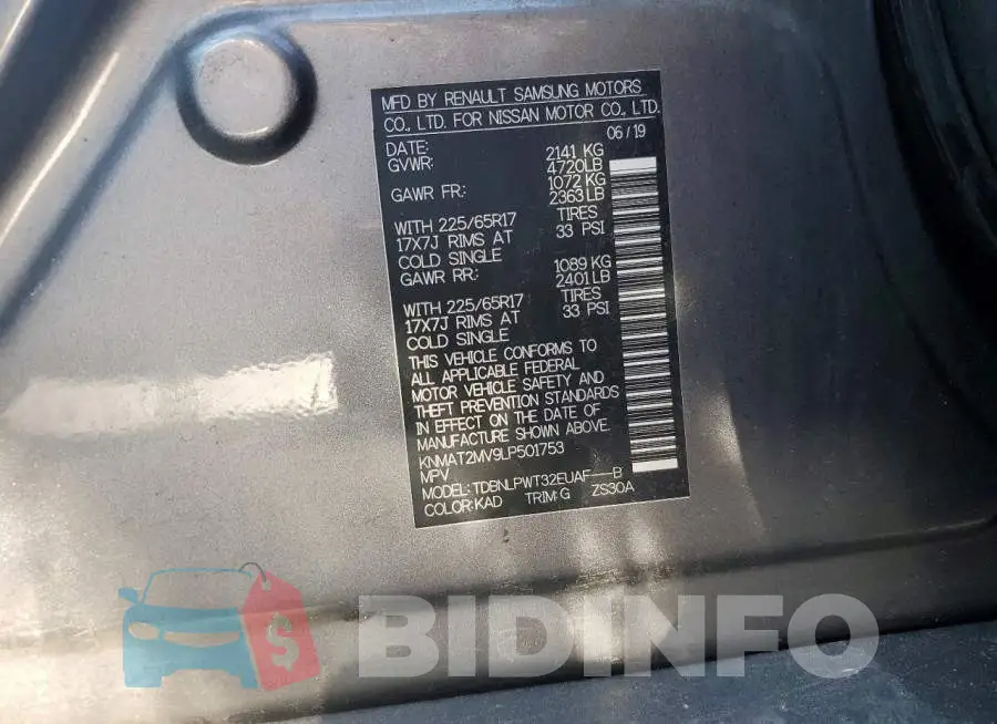 KNMAT2MV9LP501753 Photo# 12