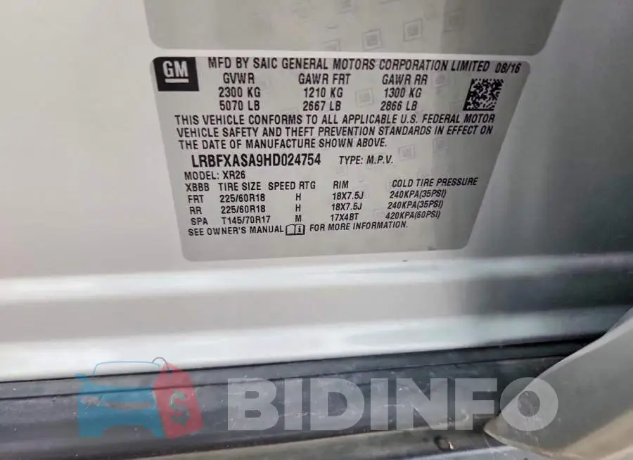 LRBFXASA9HD024754 Photo# 13